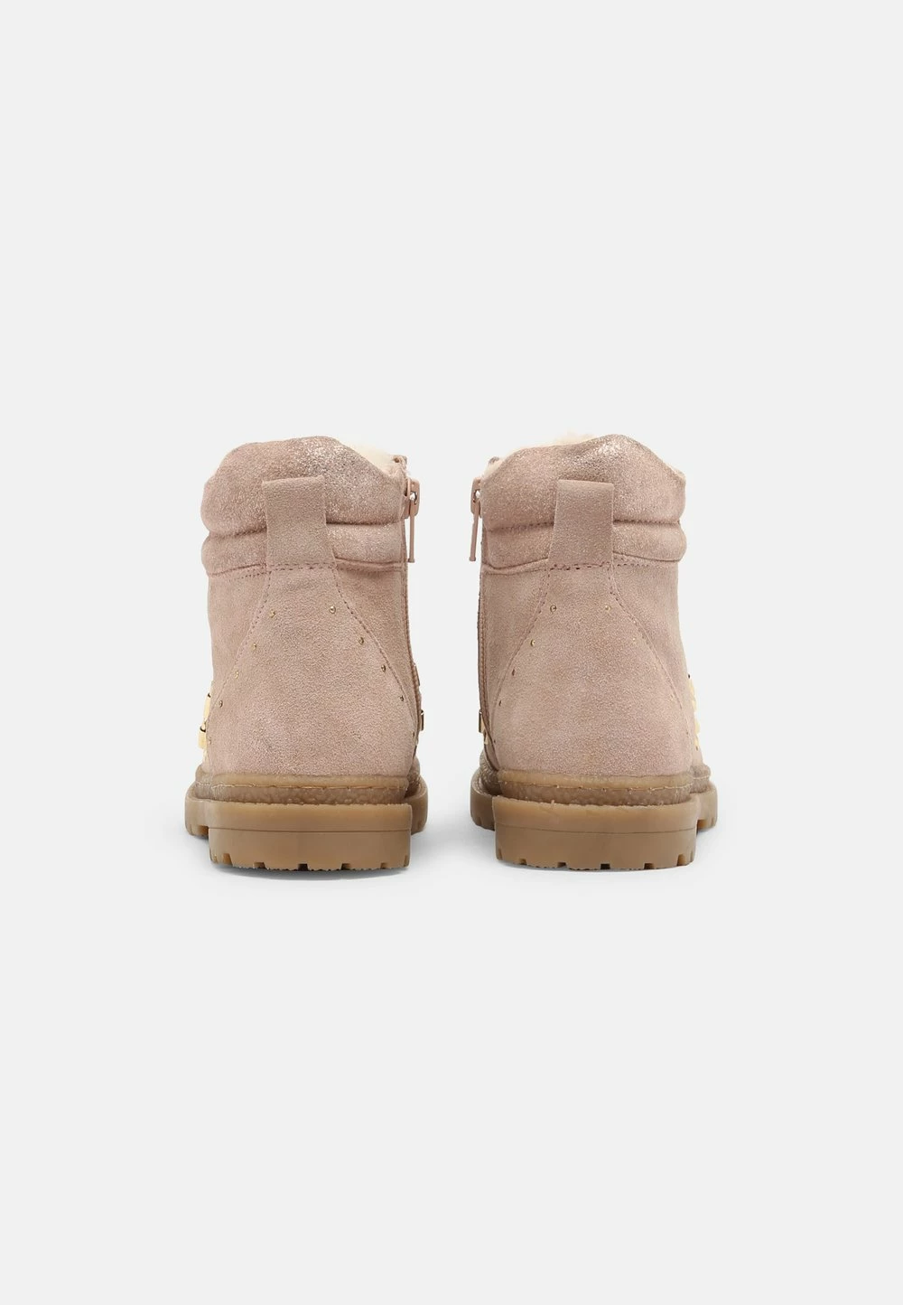 Meilleure vente ❤️ Friboo Meilleure qualité LEATHER - Bottines à lacets chaussures de neige rond kids ❤️ – Image 3