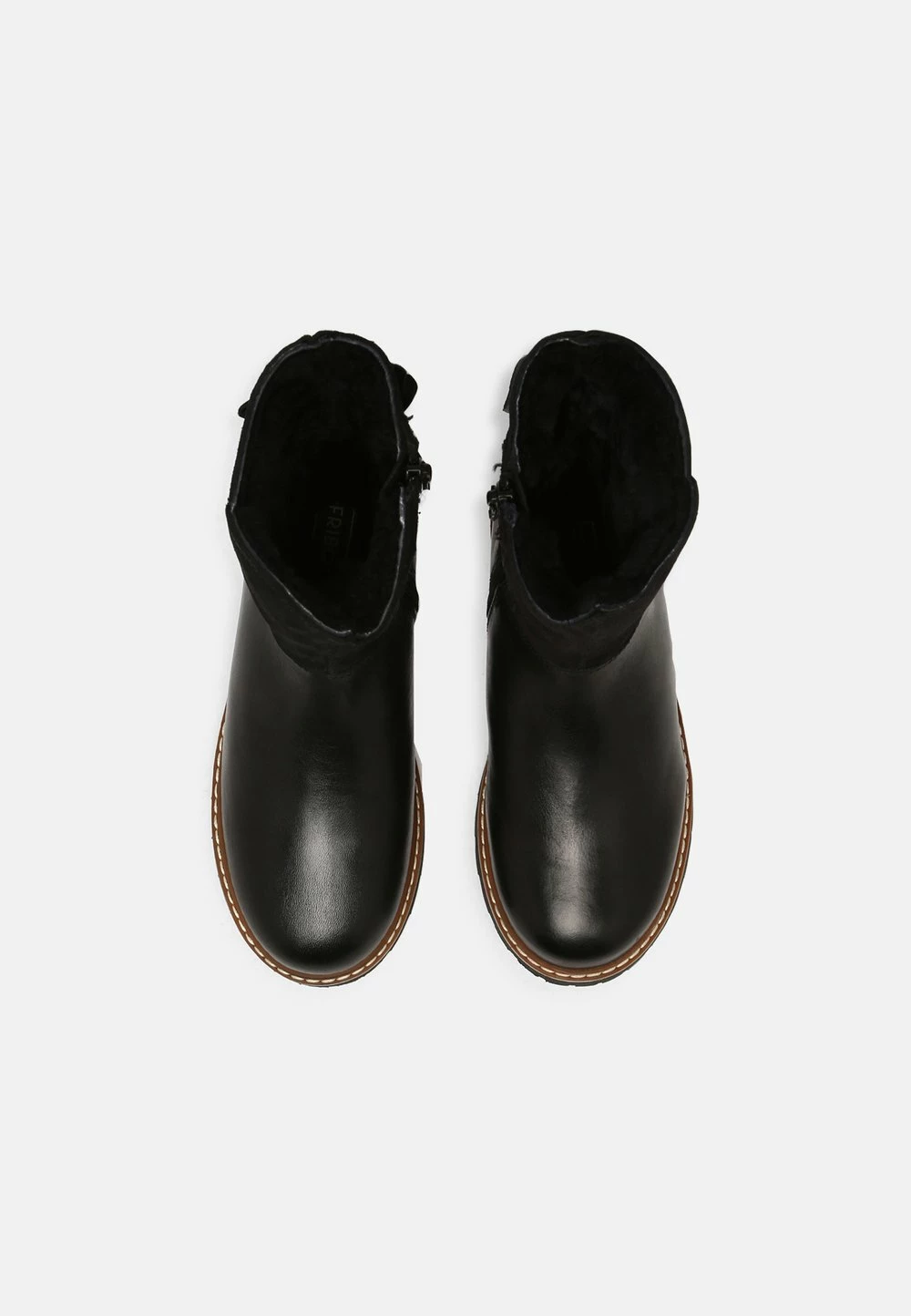 Meilleure affaire đ Friboo LEATHER - Bottes de neige Prix Refroidis chaussures de neige rond kids â â Image 4