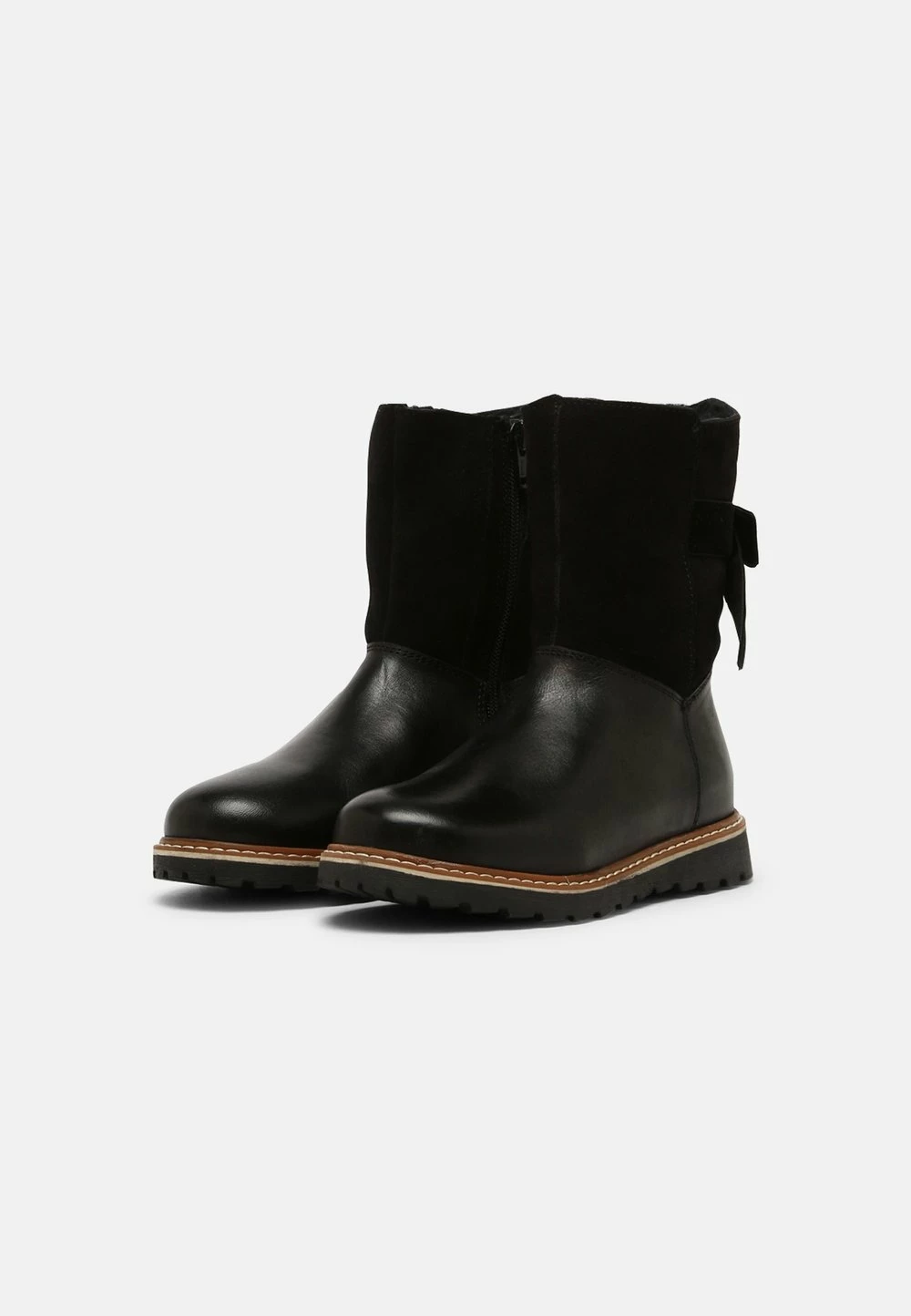 Meilleure affaire đ Friboo LEATHER - Bottes de neige Prix Refroidis chaussures de neige rond kids â â Image 2