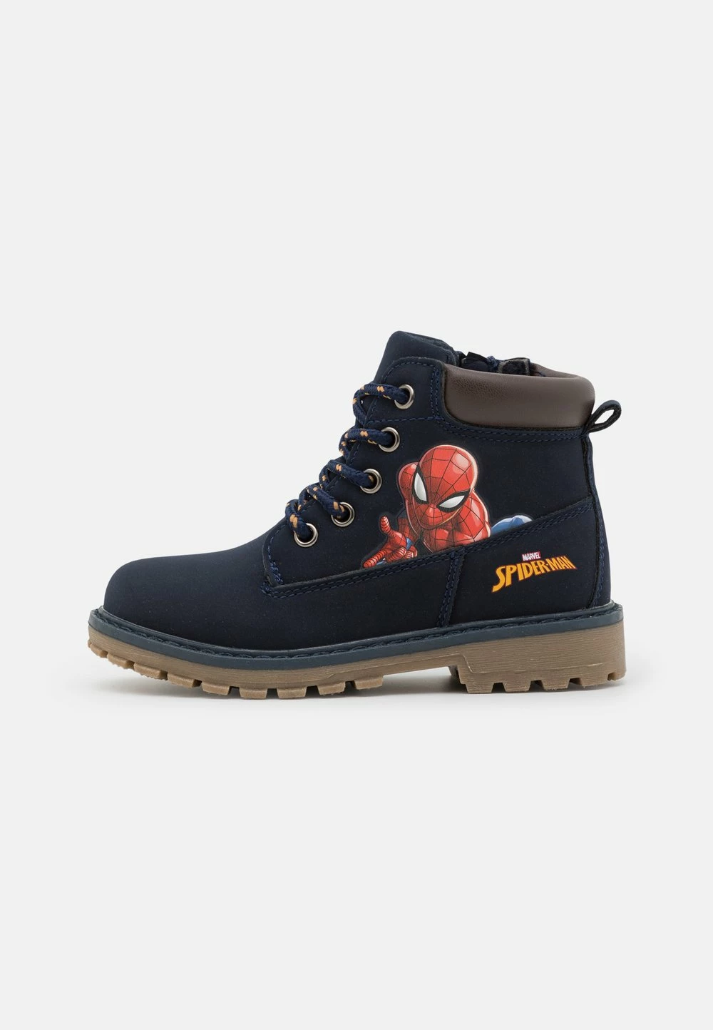Budget 🤩 Friboo Meilleure qualité SPIDERMAN - Bottines à lacets bottes et bottines rond unisex 😍
