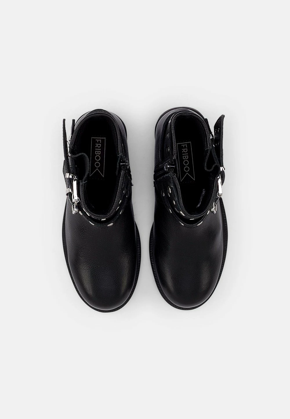 Grosses soldes 💯 Friboo 50% Off De Vente LEATHER BOOTIES - Santiags bottes et bottines rond kids 🧨 – Image 4