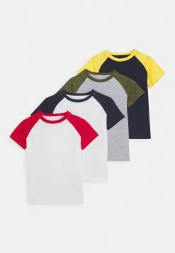 Nouveau 😀 Prix Acceptable Friboo BOYS RAGLAN TEE 4 PACK - T-shirt imprimé bottes et bottines col rond kids 😉